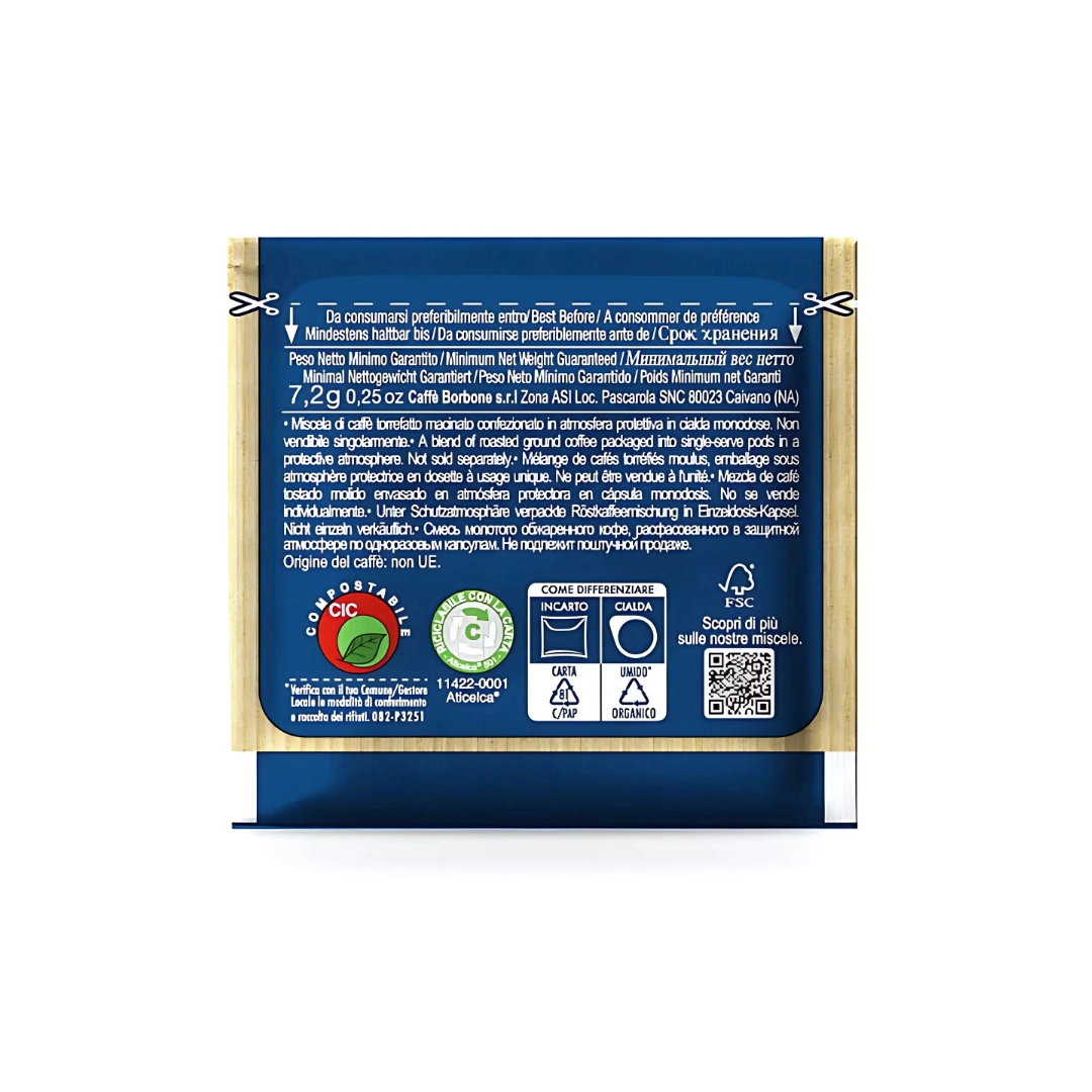 Cialde Caffe Borbone Blu 50