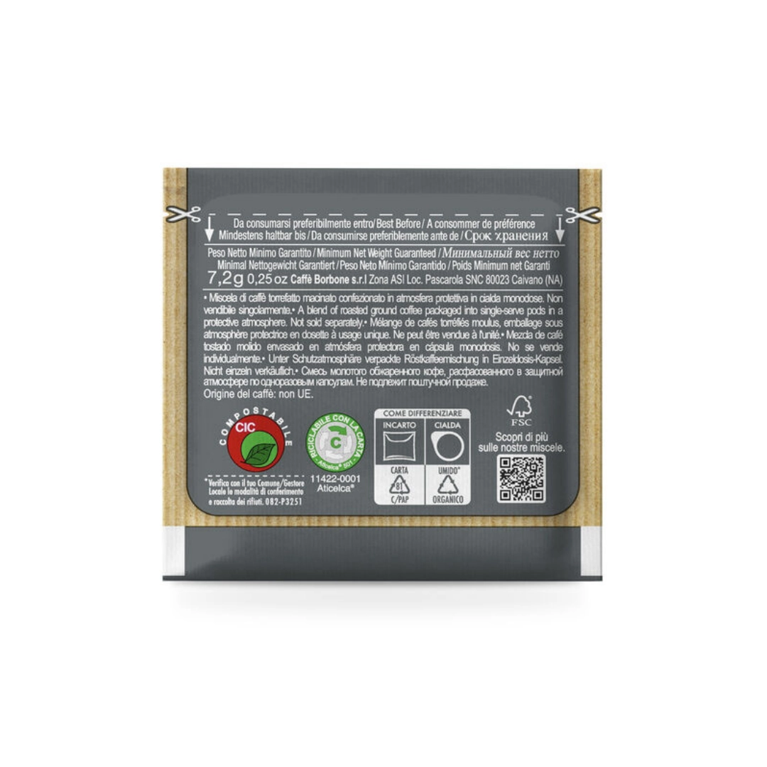 Cialde Caffe Borbone Nera 150