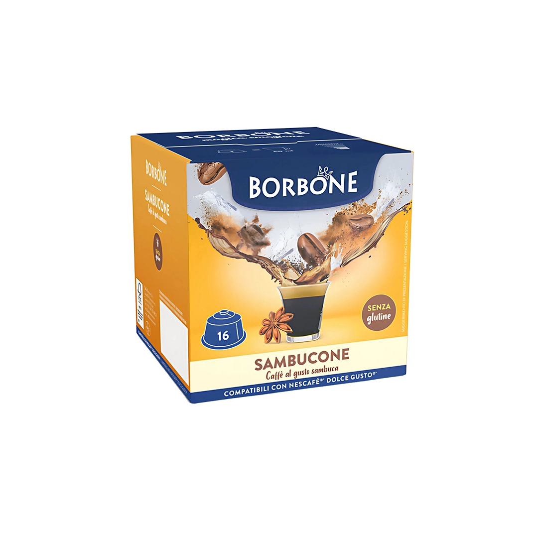Capsule Borbone Compatibili Dolce Gusto Caffè alla Sambuca 16