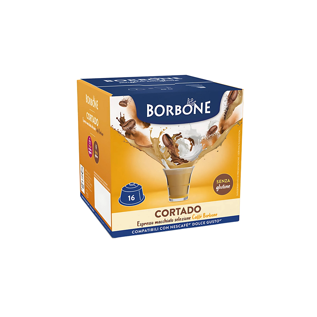 Capsule Borbone Compatibili Dolce Gusto Caffè Cortado 16