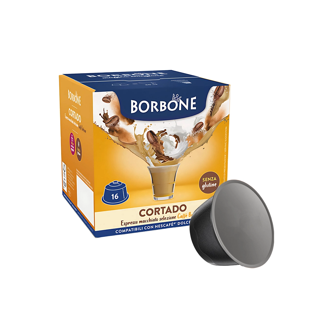 Capsule Borbone Compatibili Dolce Gusto Caffè Cortado 16