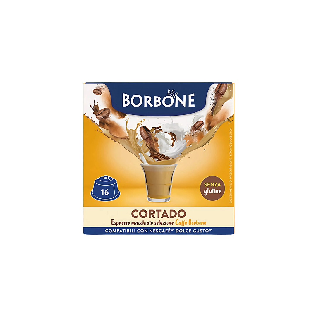 Capsule Borbone Compatibili Dolce Gusto Caffè Cortado 16