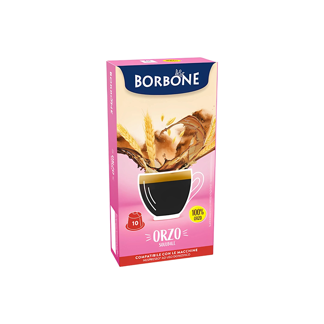 Capsule Borbone Compatibili Nespresso Caffè Orzo Solubile 10
