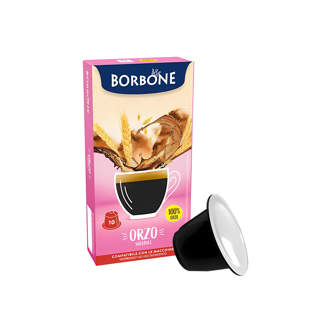 Capsule Borbone Compatibili Nespresso Caffè Orzo Solubile 10