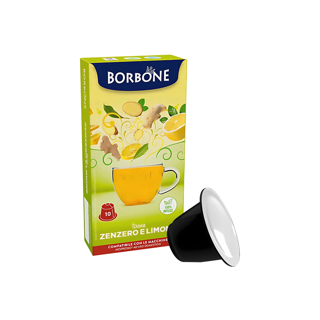 Capsule Borbone Compatibili Nespresso Tisana Zenzero e Limone 10