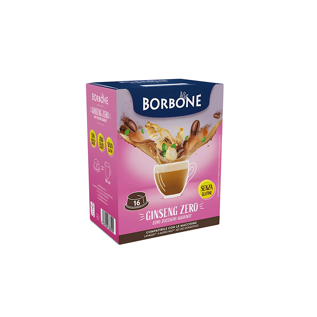 Capsule Borbone Compatibili Lavazza A Modo Mio Ginseng Zero 16