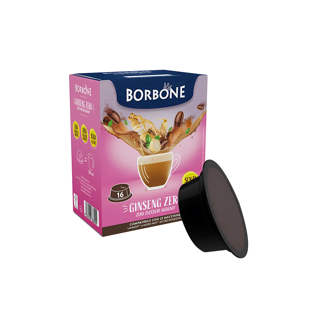 Capsule Borbone Compatibili Lavazza A Modo Mio Ginseng Zero 16