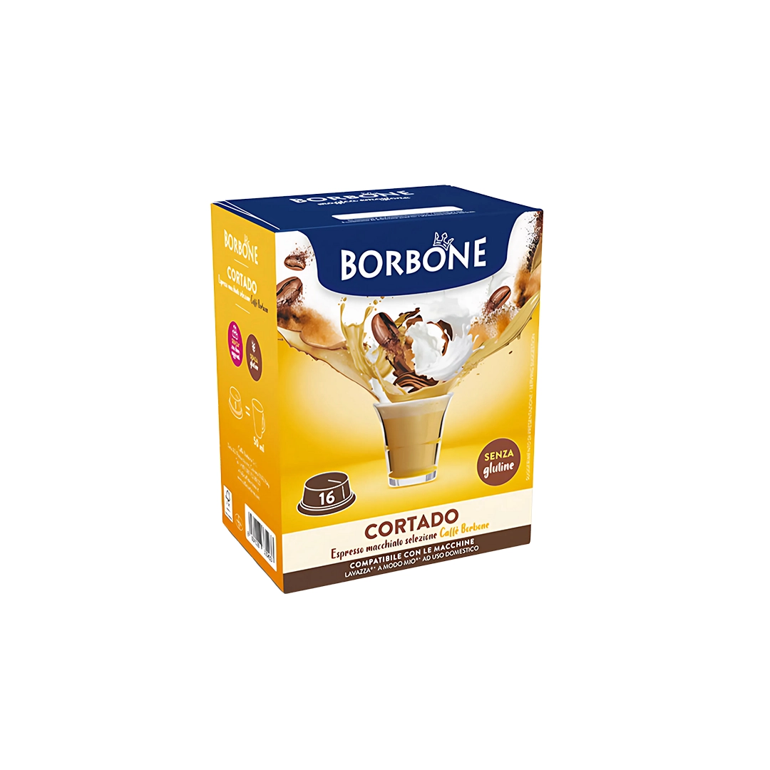 Capsule Borbone Compatibili Lavazza A Modo Mio Caffè Macchiato Cortado 16