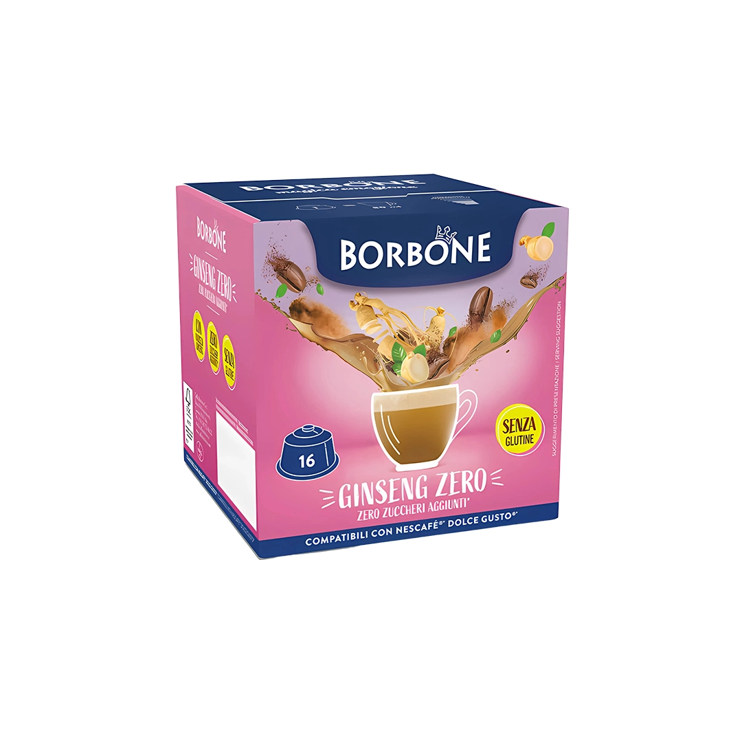 Capsule Borbone Compatibili Dolce Gusto Caffè Ginseng Zero 16