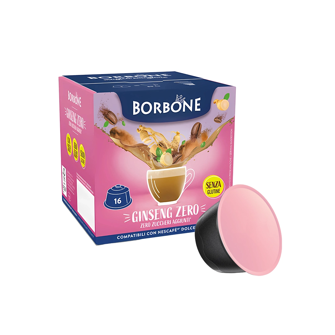 Capsule Borbone Compatibili Dolce Gusto Caffè Ginseng Zero 16