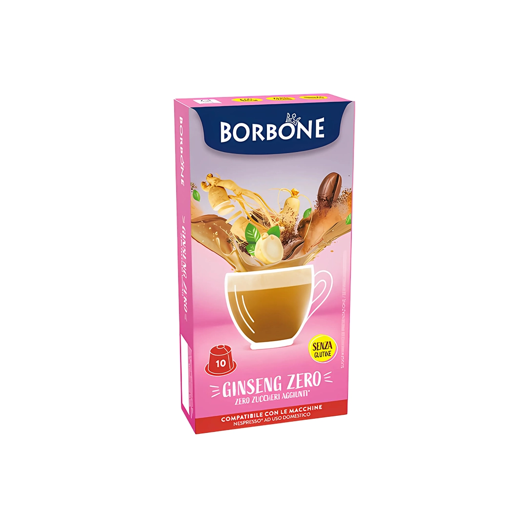 Capsule Borbone Compatibili Nespresso Caffè Ginseng Zero 10