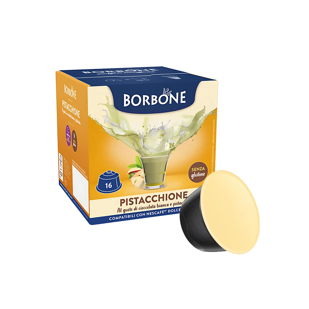 Capsule Borbone Compatibili Dolce Gusto Pistacchione 16