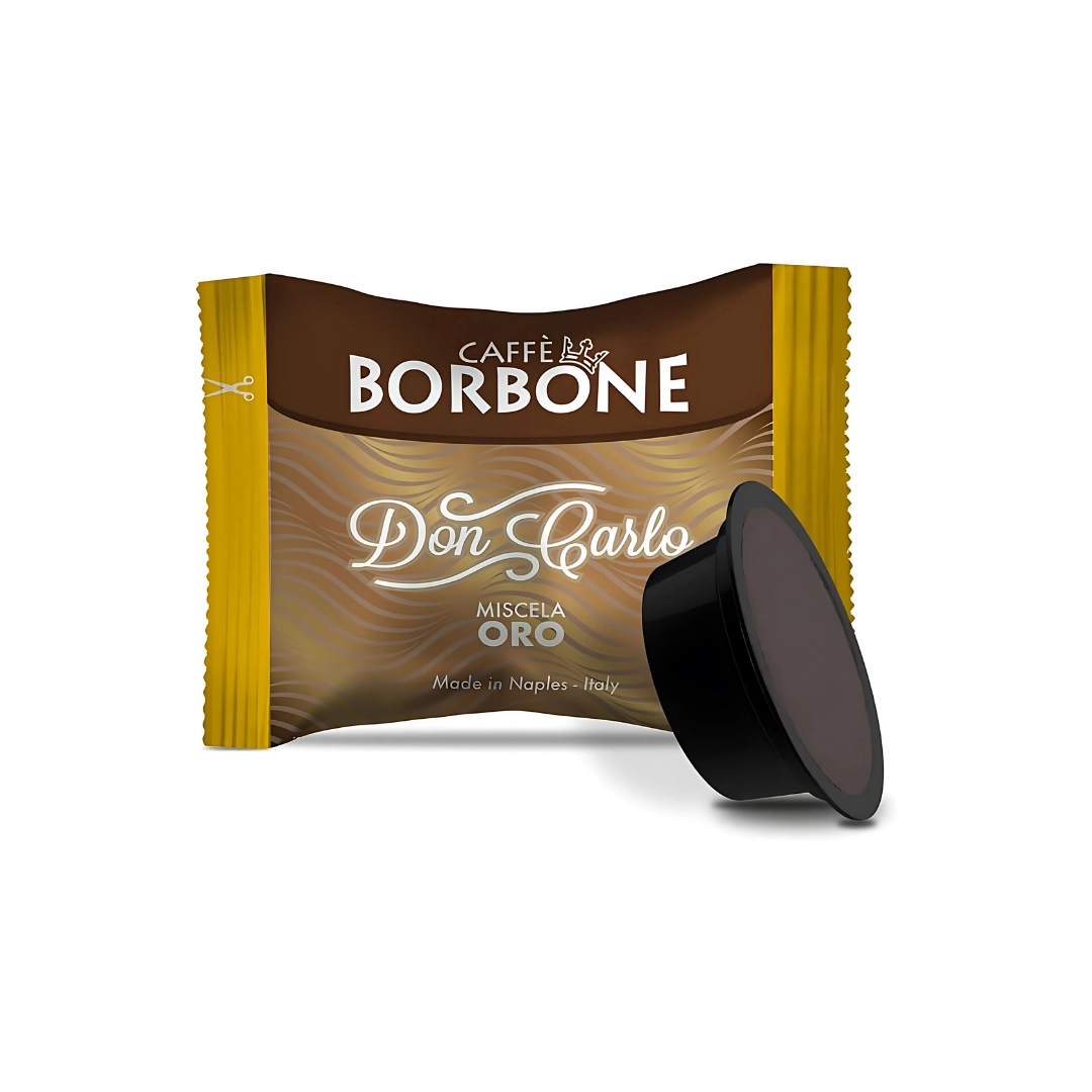 Capsule Caffè Borbone don Carlo oro compatibili Lavazza A Modo Mio 1000