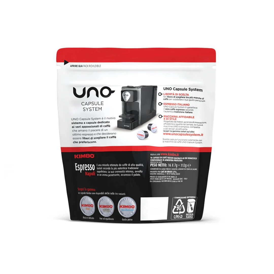Capsule Kimbo Uno System Espresso Napoli 16