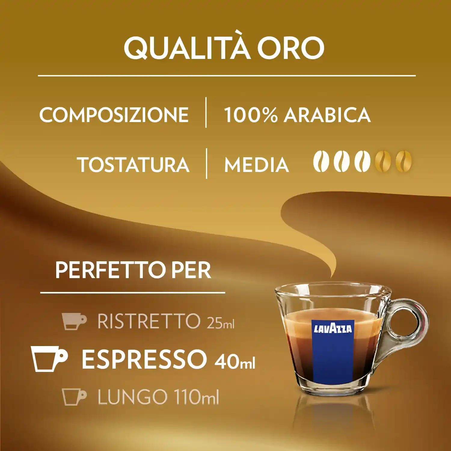 Capsule Lavazza a Modo Mio Qualità Oro 108