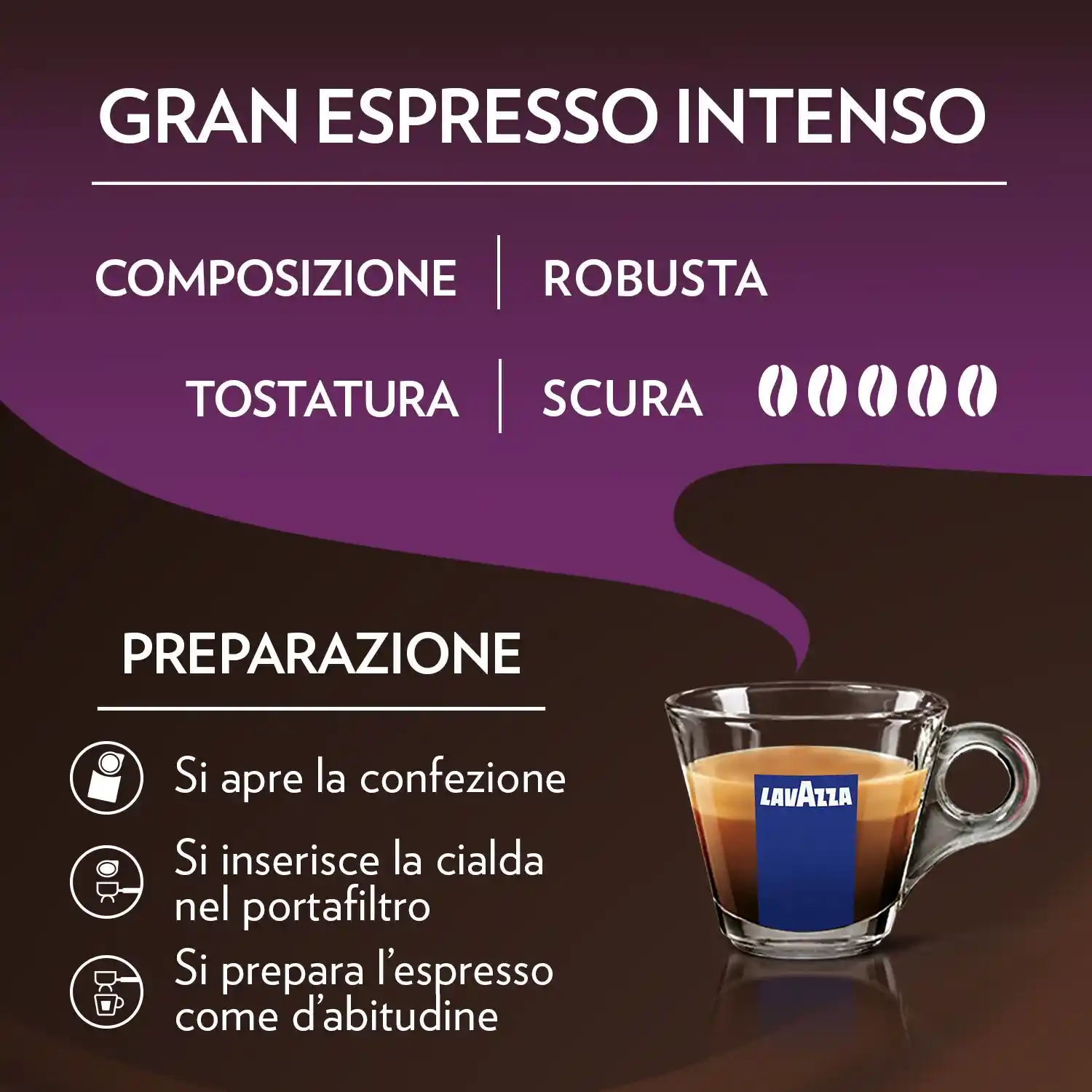 Cialde Lavazza Grand Espresso Tostatura Scura 150