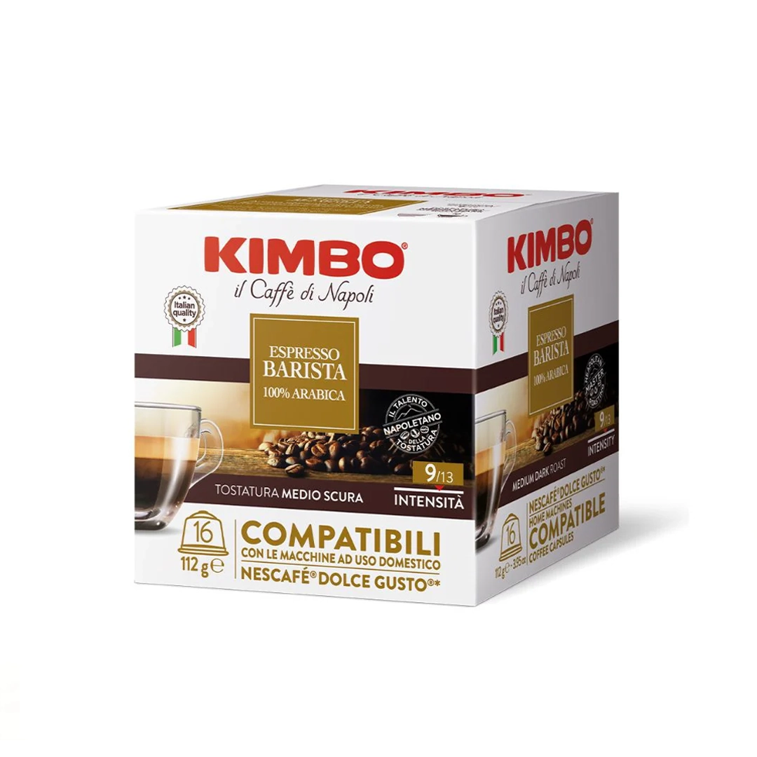 Capsule Kimbo Compatibili  Nescafè Dolce Gusto Barista 16