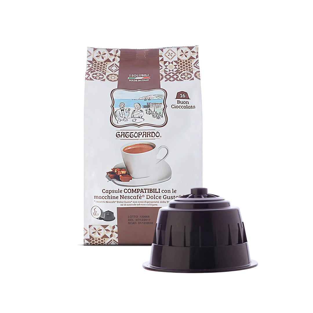 Capsule Toda Gattopardo Cioccolato Compatibili Nescafè Dolce Gusto 16