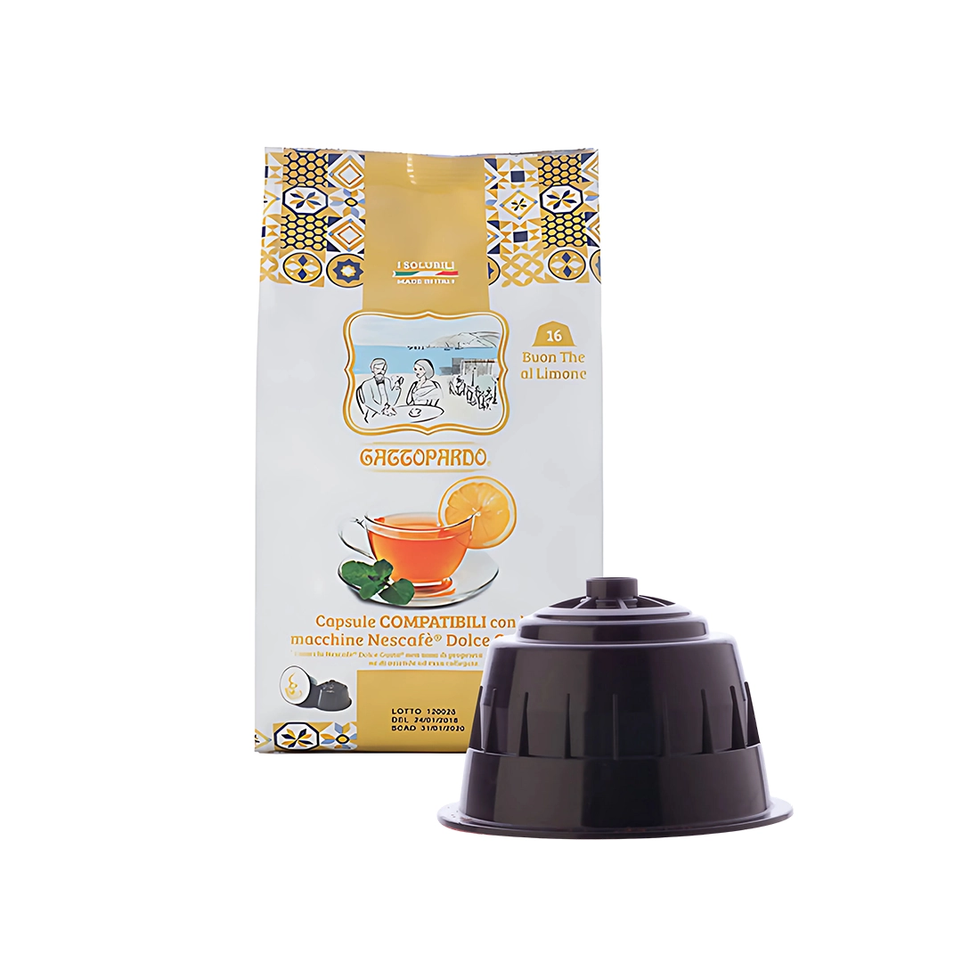 Capsule Toda Gattopardo Tè Limone Compatibili Nescafè Dolce Gusto 128