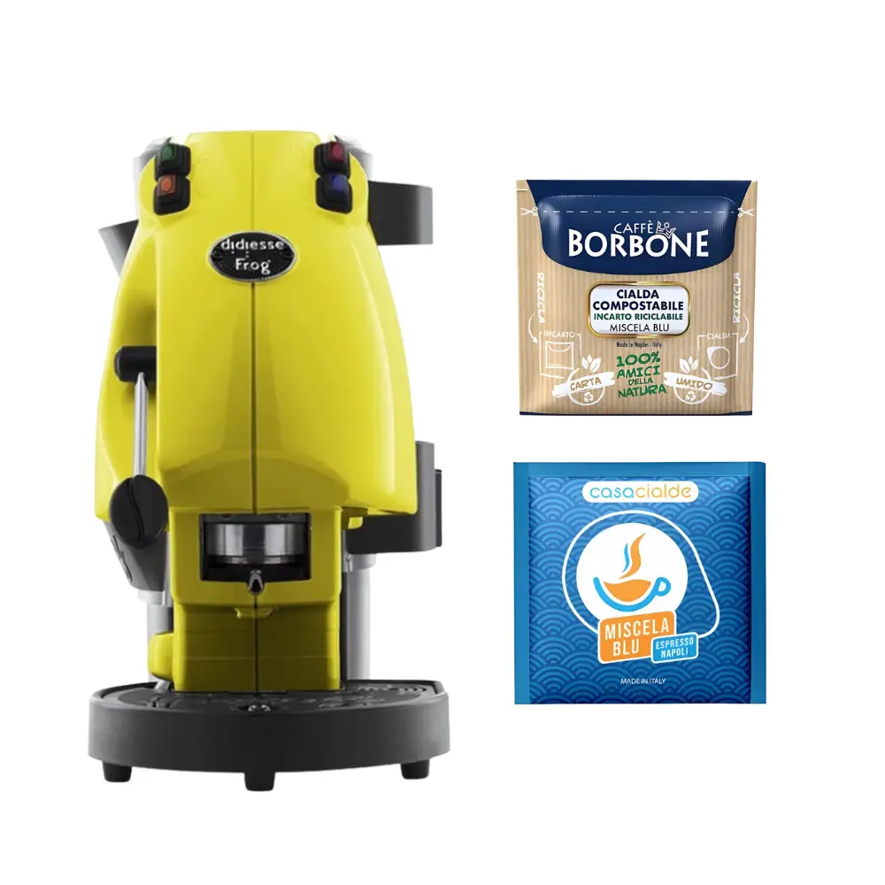 Bundle Frog Bianca + 150 cialde Borbone + 100 cialde Casacialde