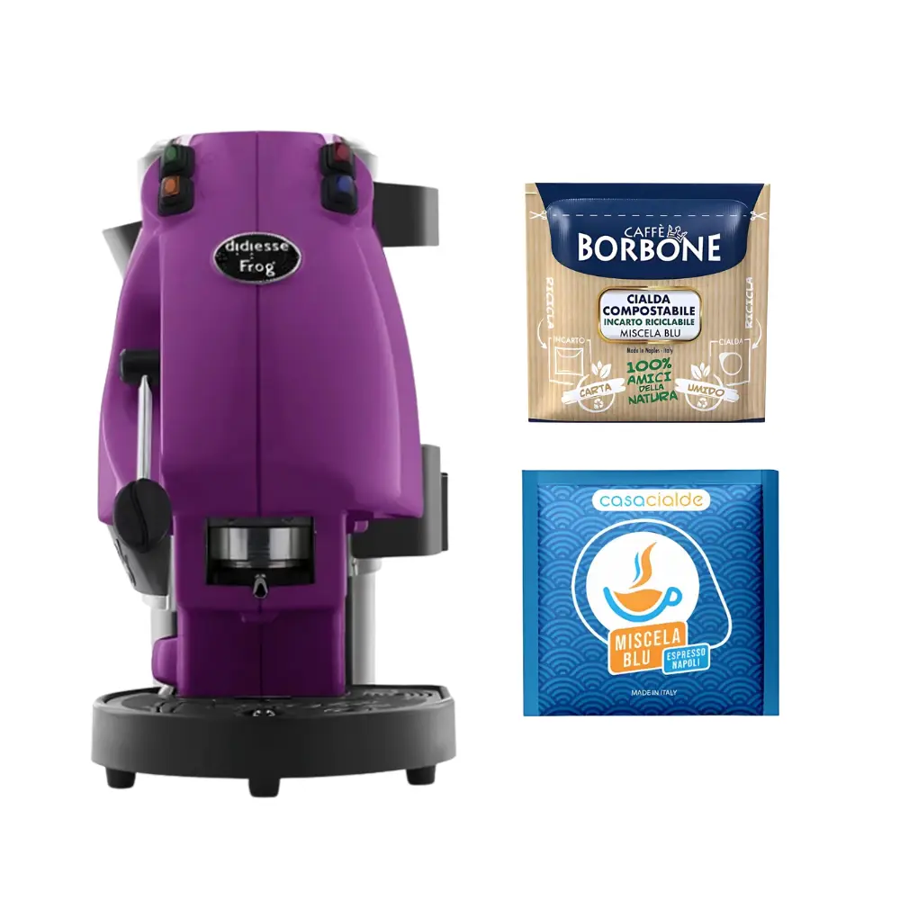 Bundle Frog Bianca + 150 cialde Borbone + 100 cialde Casacialde