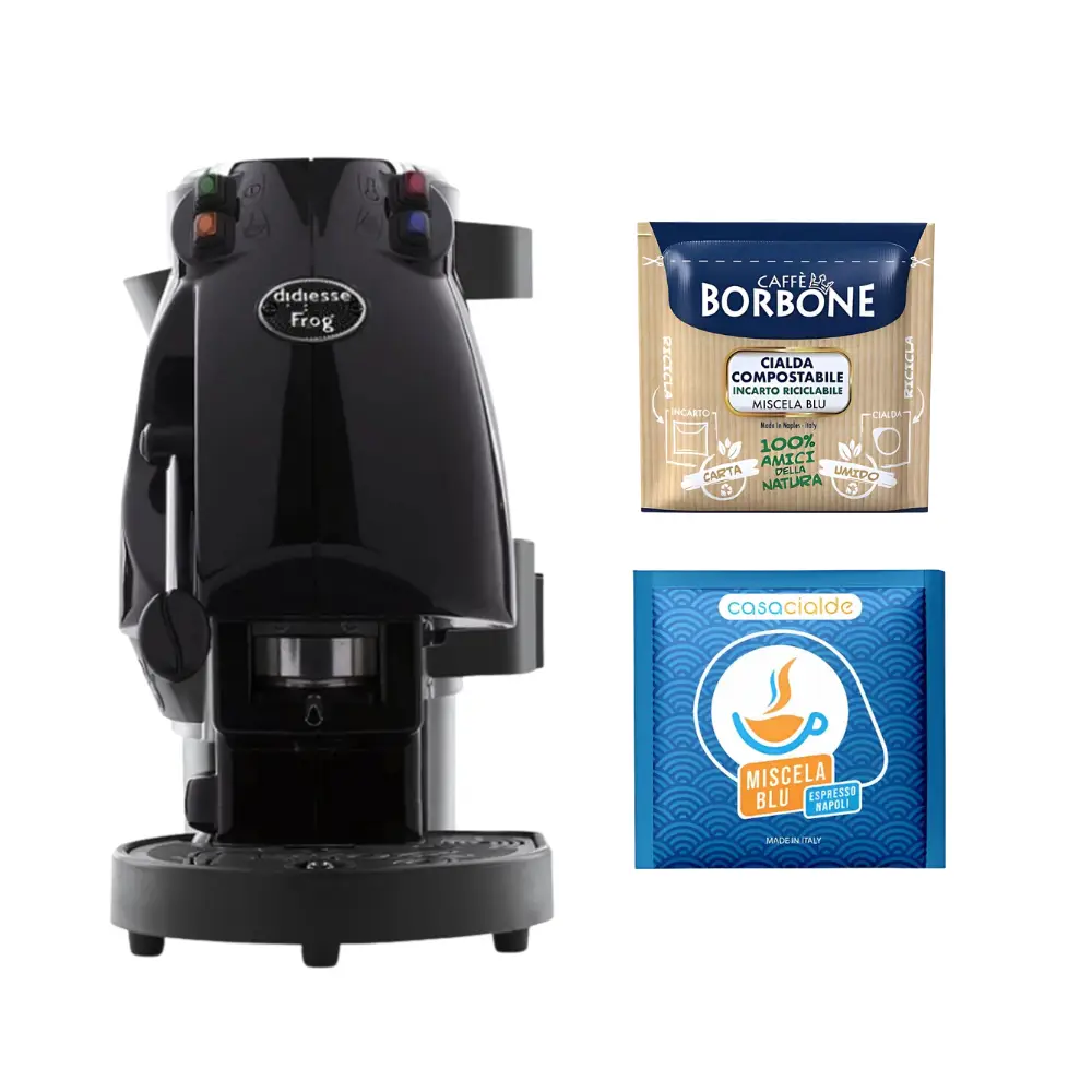 Bundle Frog Bianca + 150 cialde Borbone + 100 cialde Casacialde