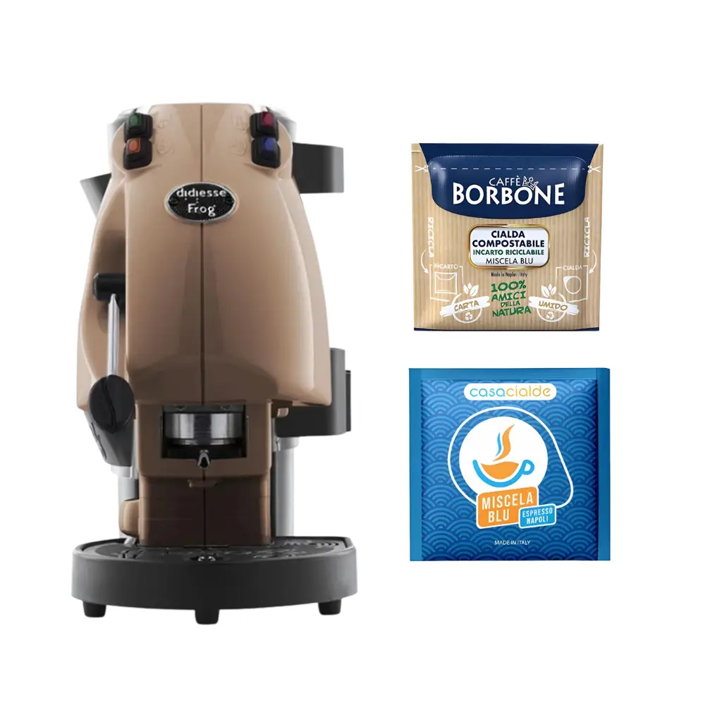 Bundle Frog Bianca + 150 cialde Borbone + 100 cialde Casacialde