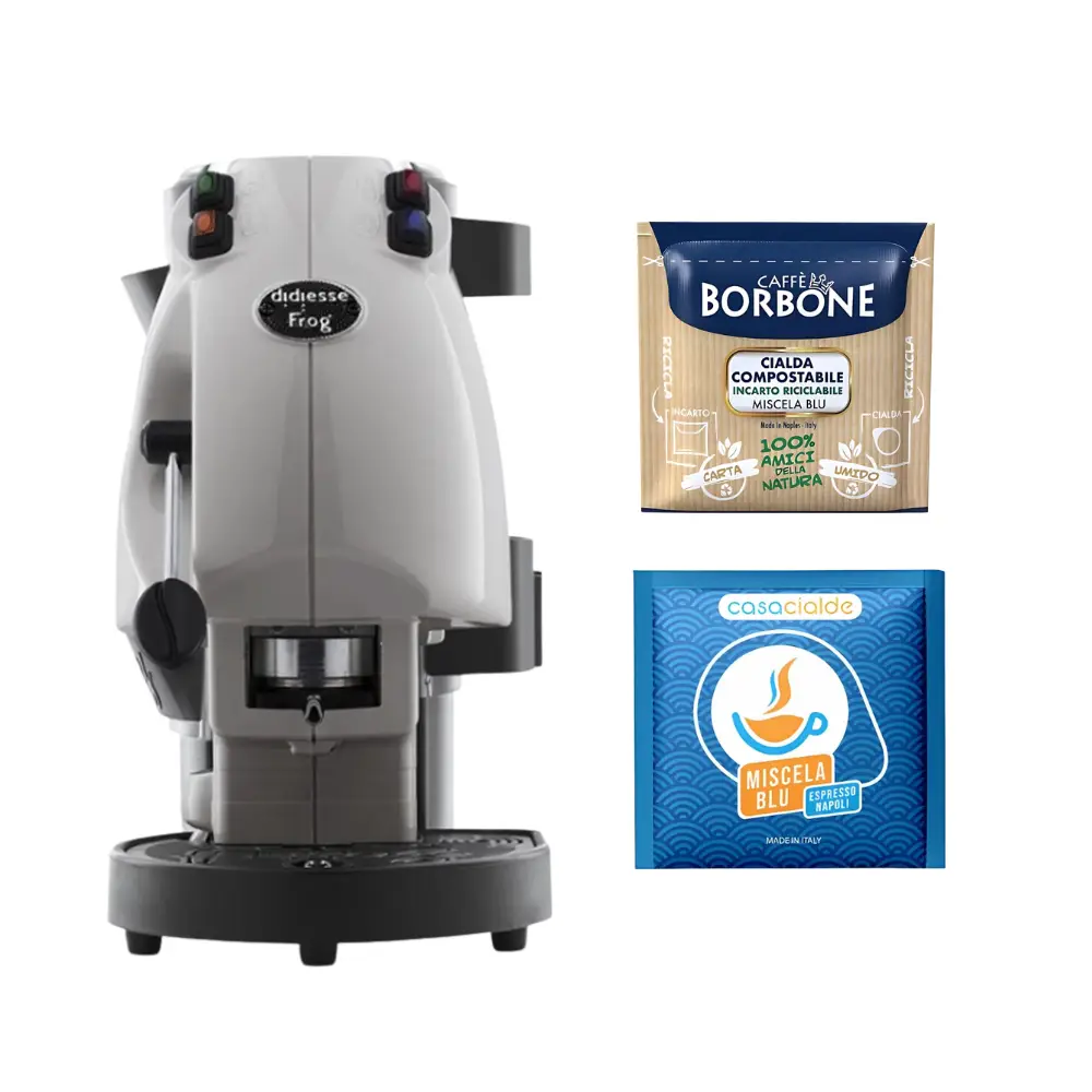 Bundle Frog Bianca + 150 cialde Borbone + 100 cialde Casacialde