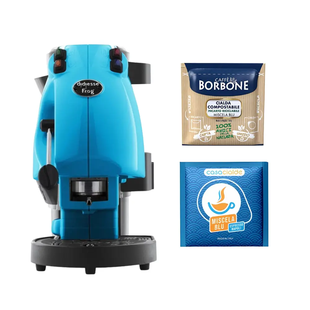 Bundle Frog Bianca + 150 cialde Borbone + 100 cialde Casacialde