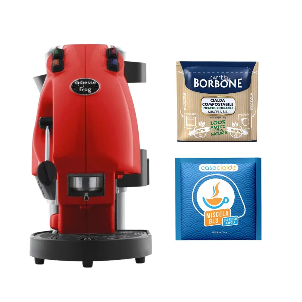 Bundle Frog Bianca + 150 cialde Borbone + 100 cialde Casacialde