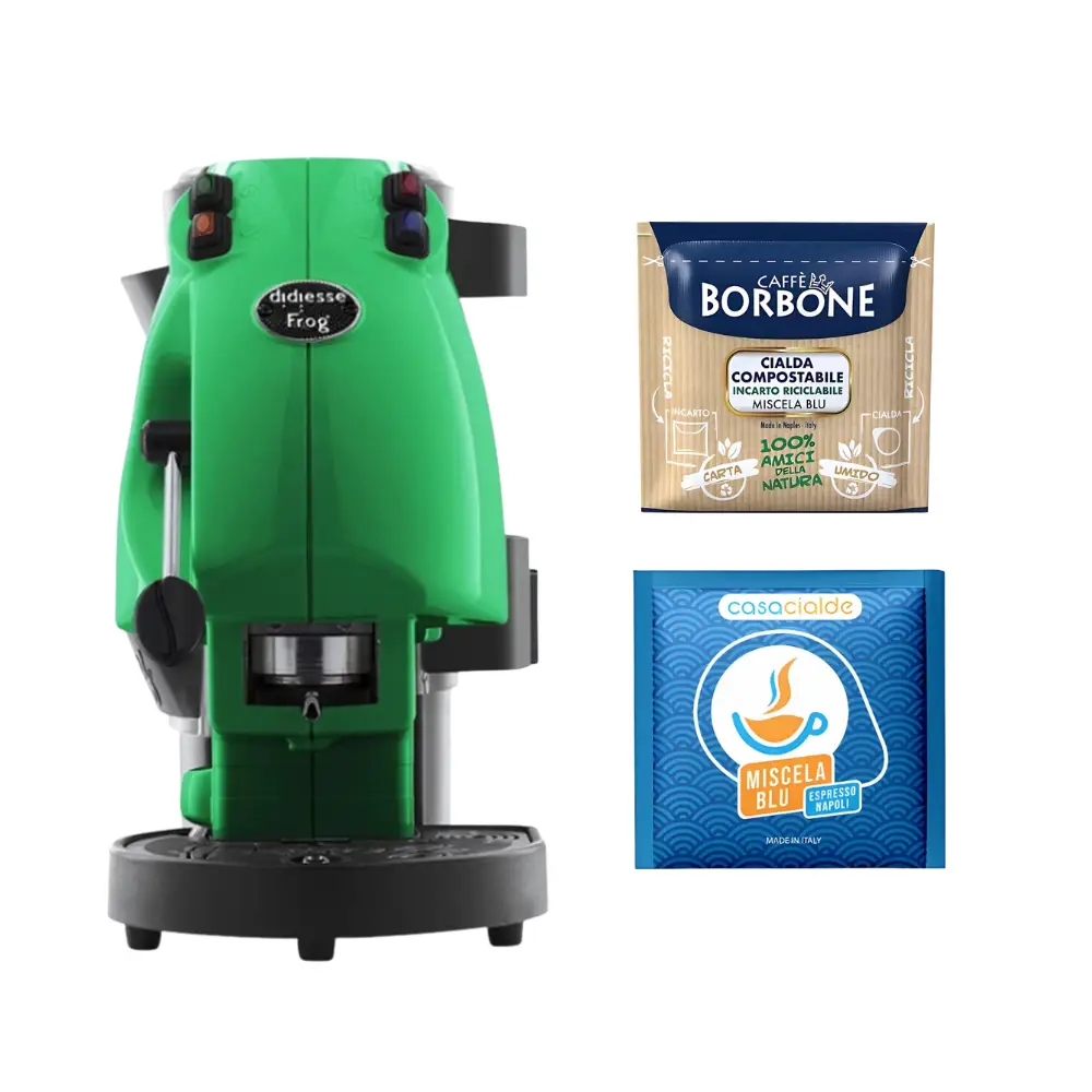 Bundle Frog Bianca + 150 cialde Borbone + 100 cialde Casacialde