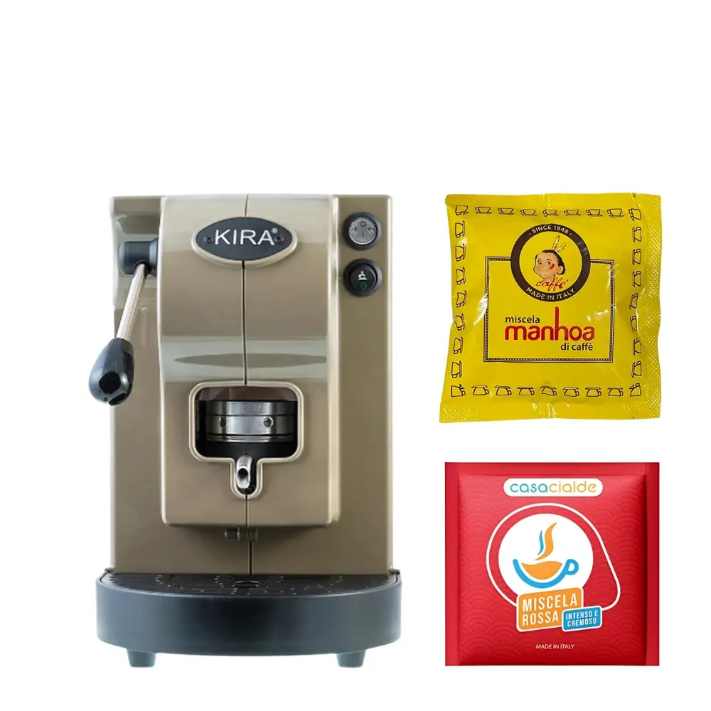 Bundle Kira Bianca + 150 cialde Passalacqua Manhoa + 100 cialde Casacialde rossa