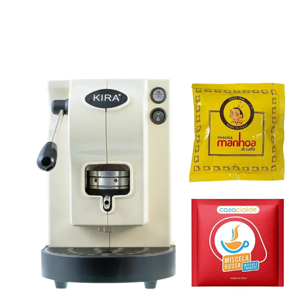 Bundle Kira Bianca + 150 cialde Passalacqua Manhoa + 100 cialde Casacialde rossa