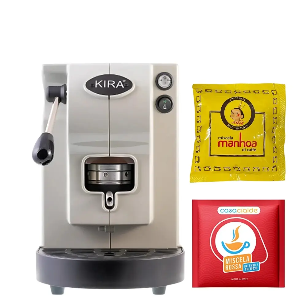 Bundle Kira Bianca + 150 cialde Passalacqua Manhoa + 100 cialde Casacialde rossa