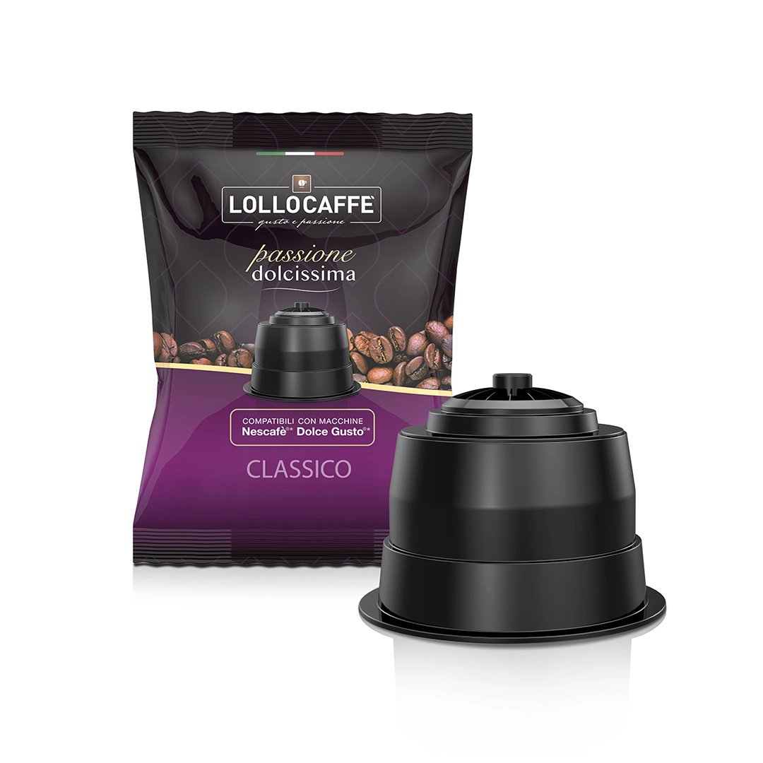 Capsule Lollo Caffè Compatibili Nescafè Dolce Gusto Classica 100