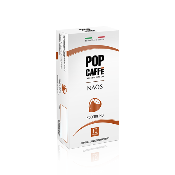 Pop Caffè Box Capsule Nespresso Nocciolino 10