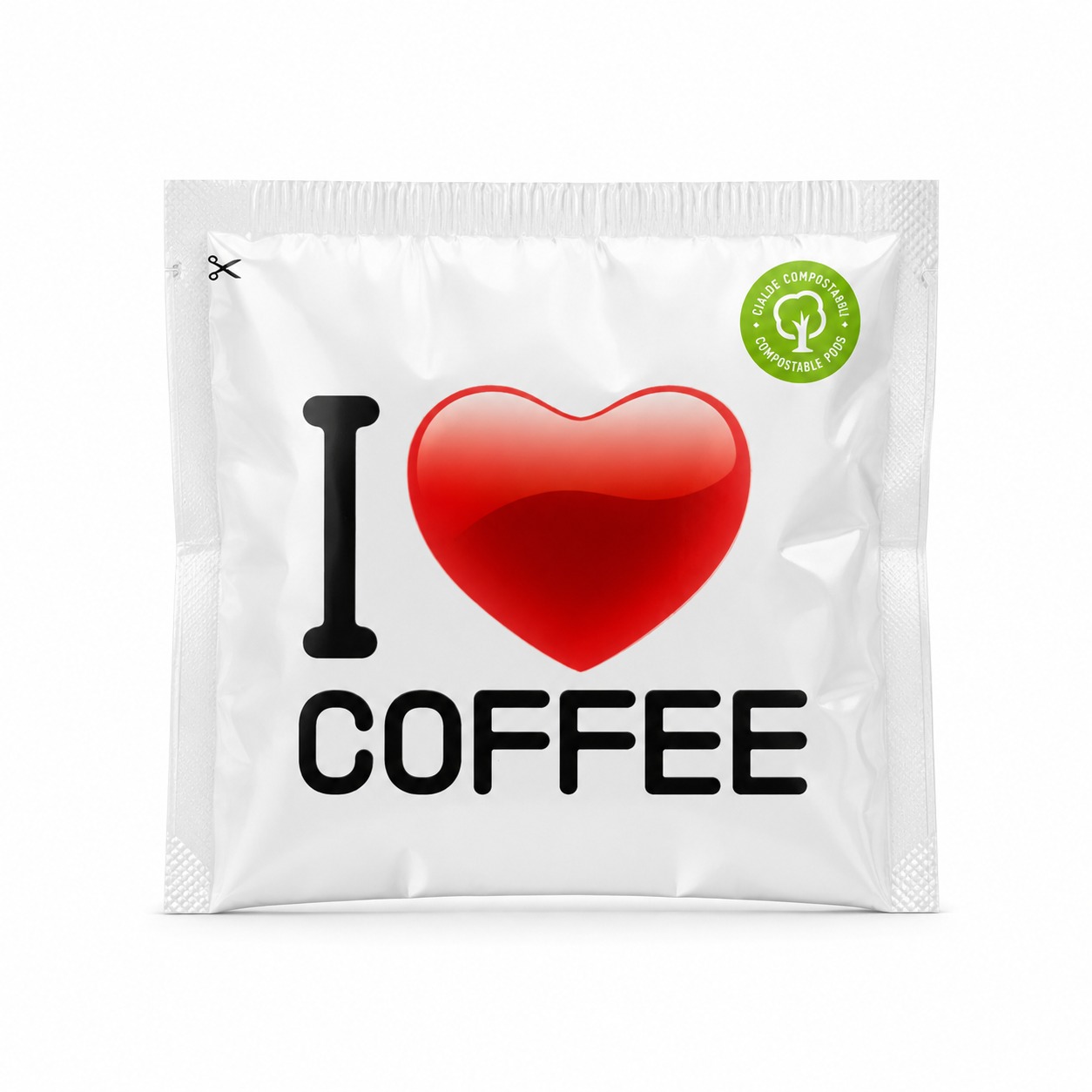 Cialde in Carta I Love Coffee 100