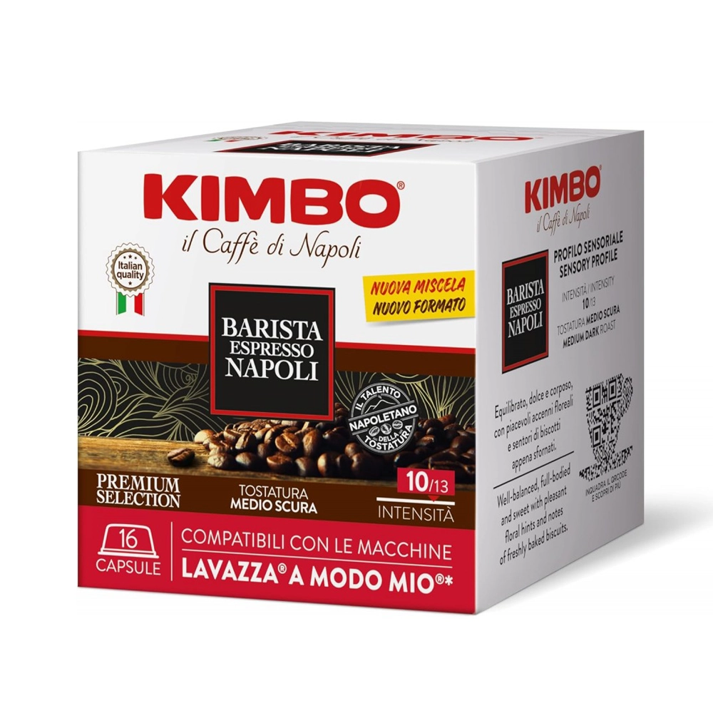 Capsule Compatibili Lavazza a Modo Mio Caffè Kimbo Barista Napoli 96