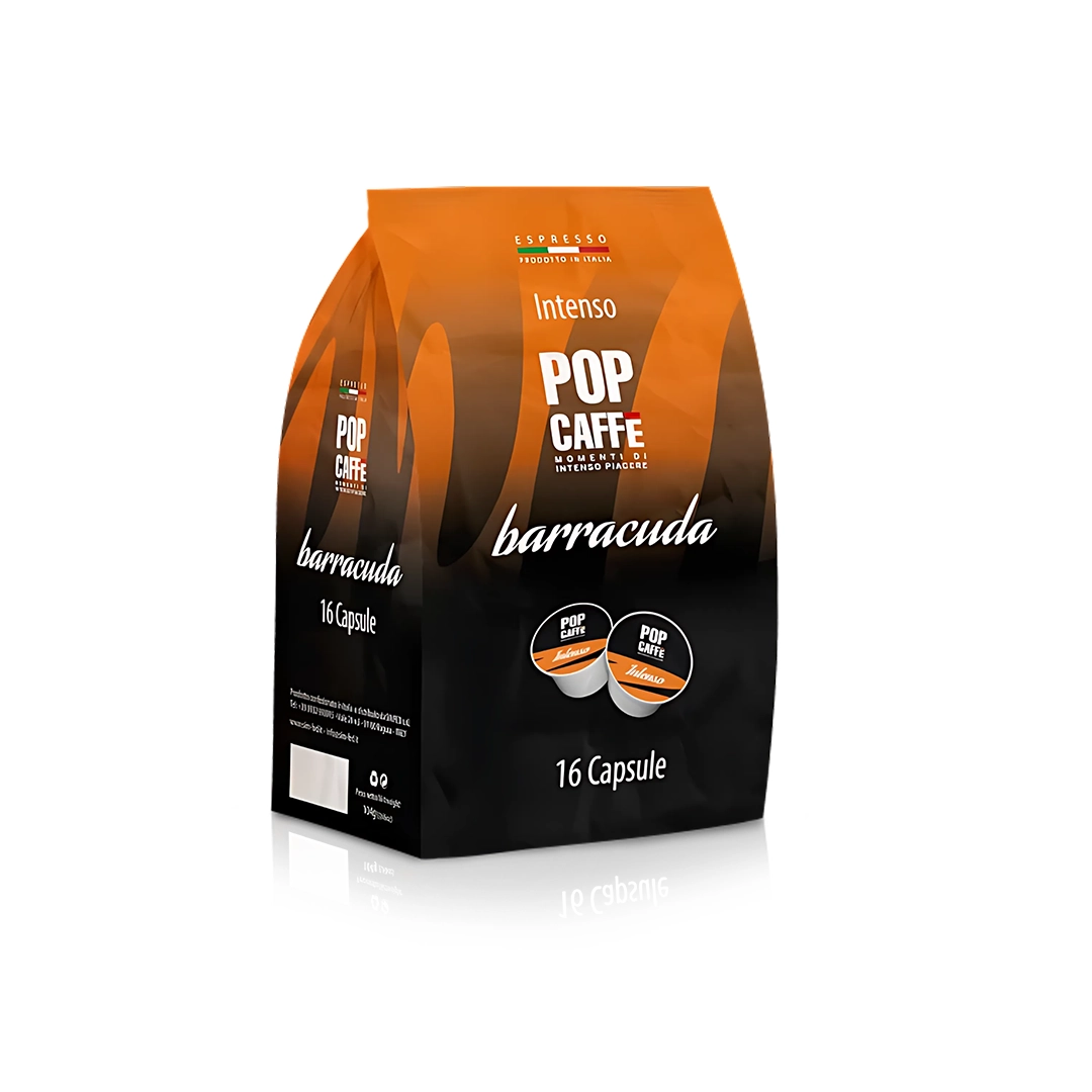 Capsule Pop Caffè Compatibili Barracuda Intenso 96