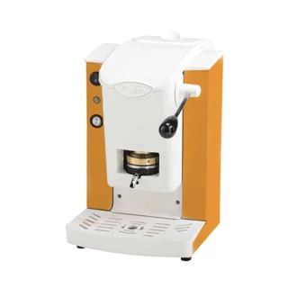 Macchina da Caffè per Cialde Ese Faber Slot Plast Bianca Arancione