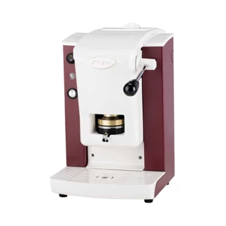 Macchina da Caffè per Cialde Ese Faber Slot Plast Bianca Borgogna