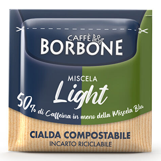 Cialde Caffe Borbone Light 50% Blu e 50% Dek 50
