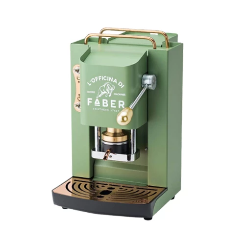 Macchina da Caffè per Cialde Ese Faber Pro Deluxe Verde Acido