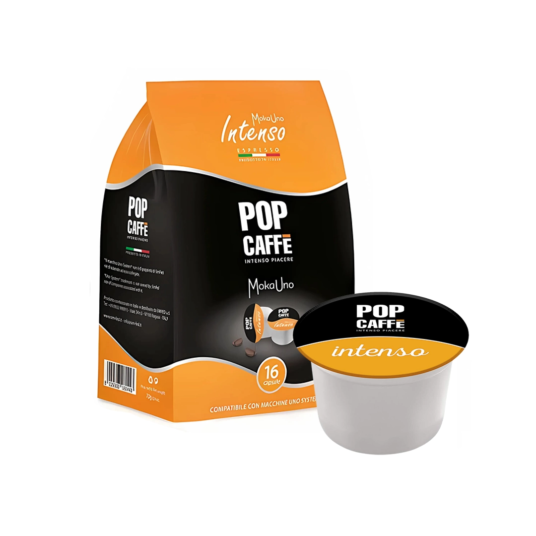 Capsule Pop Caffè Compatibili Uno System Intenso 400