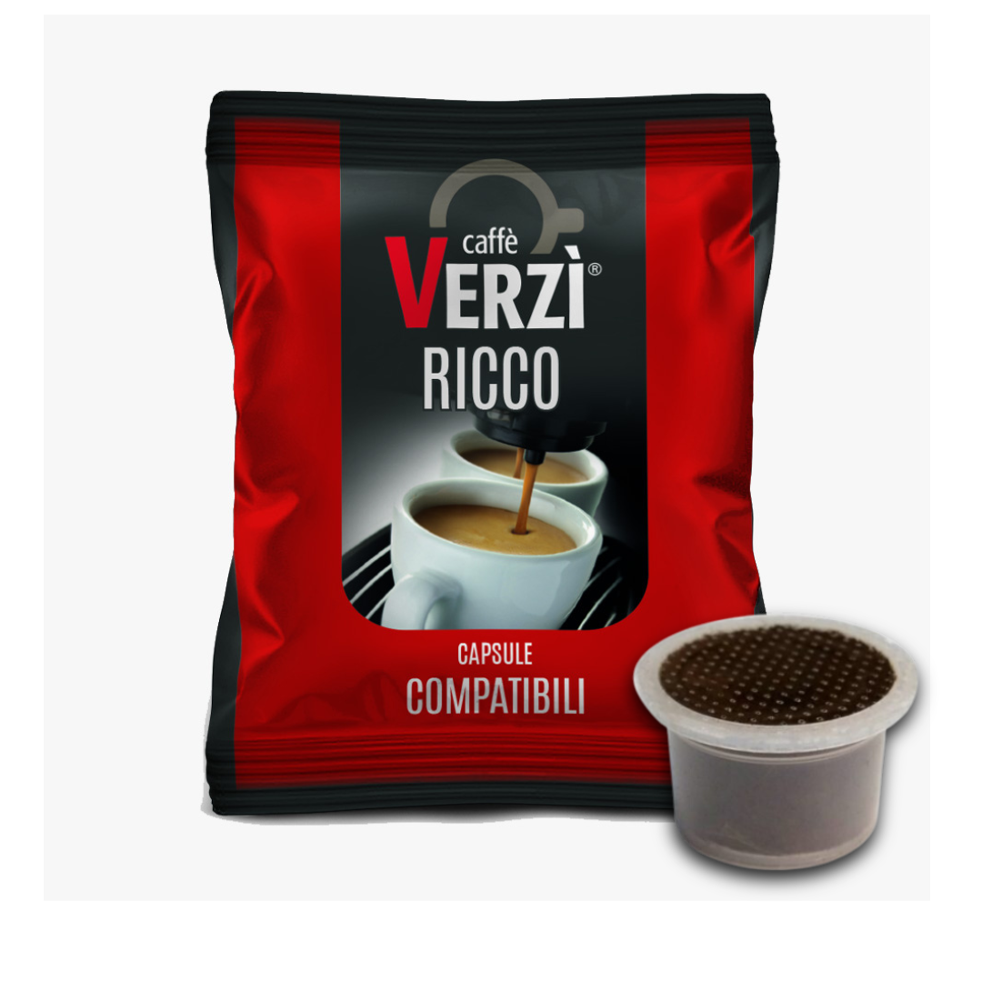 Capsule Compatibili Fior Fiore Coop Caffè Verzì Aroma Ricco 400